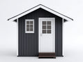 Casetas de jardín de madera 220x180x240 cm - antracita y blanco - diseño clásico con puerta y ventana